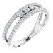 14K White 1/3 CTW Natural Diamond Ring           